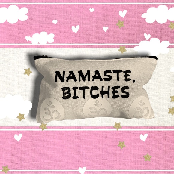 New canvas zip makeup case pouch zipper bag accessories *YOU CHOOSE* - Picture 5 of 13